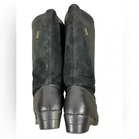 Blondo Leather Suede 100% Wool Flat Winter Boots Size 6.5 - Picture 3 of 8